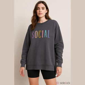 Wildfox Oversized Sweatshirt XS New With Tags
